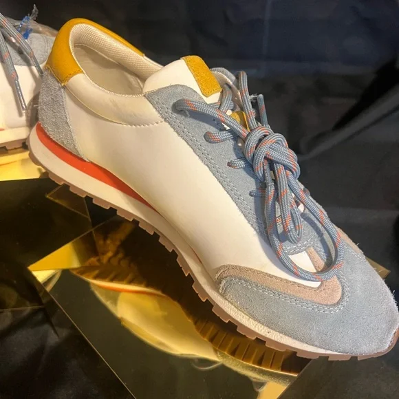 Tory Burch Good Luck Trainer Sneakers in Gressane Color way size 8 NEW - Picture 2 of 12